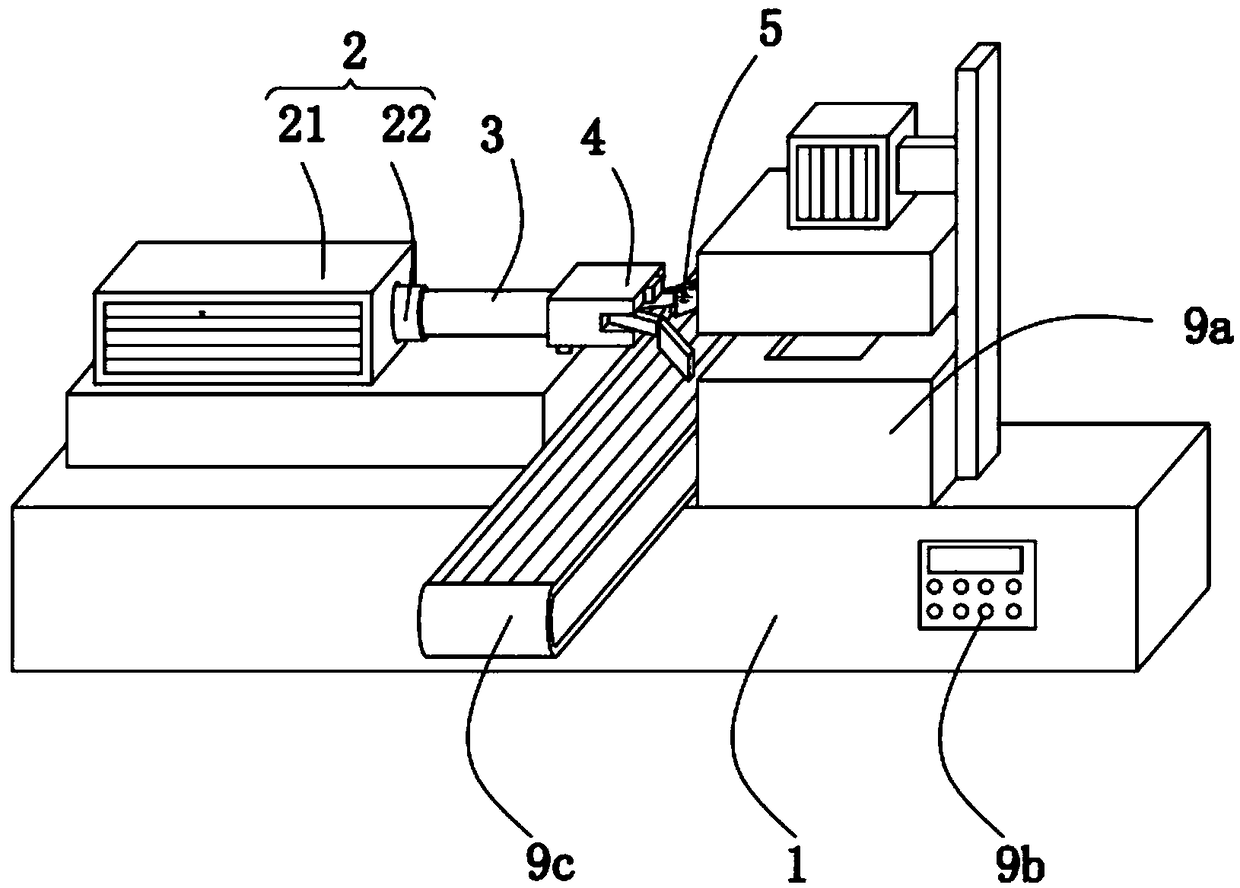 Mechanically-controlled-type automatic discharging manipulator