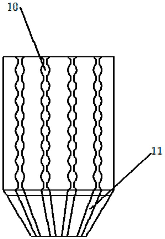 Multi-channel liquid detection and observation device for fluid observation