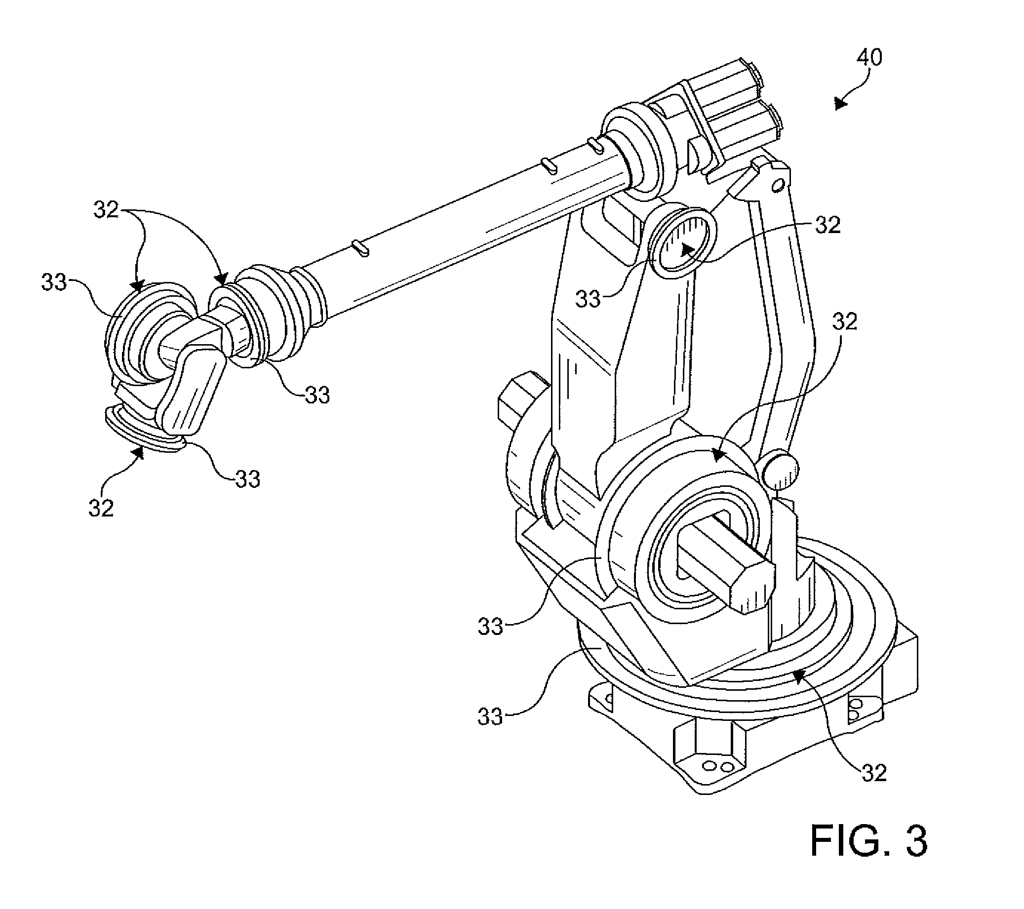 Secondary position feedback control of a robot