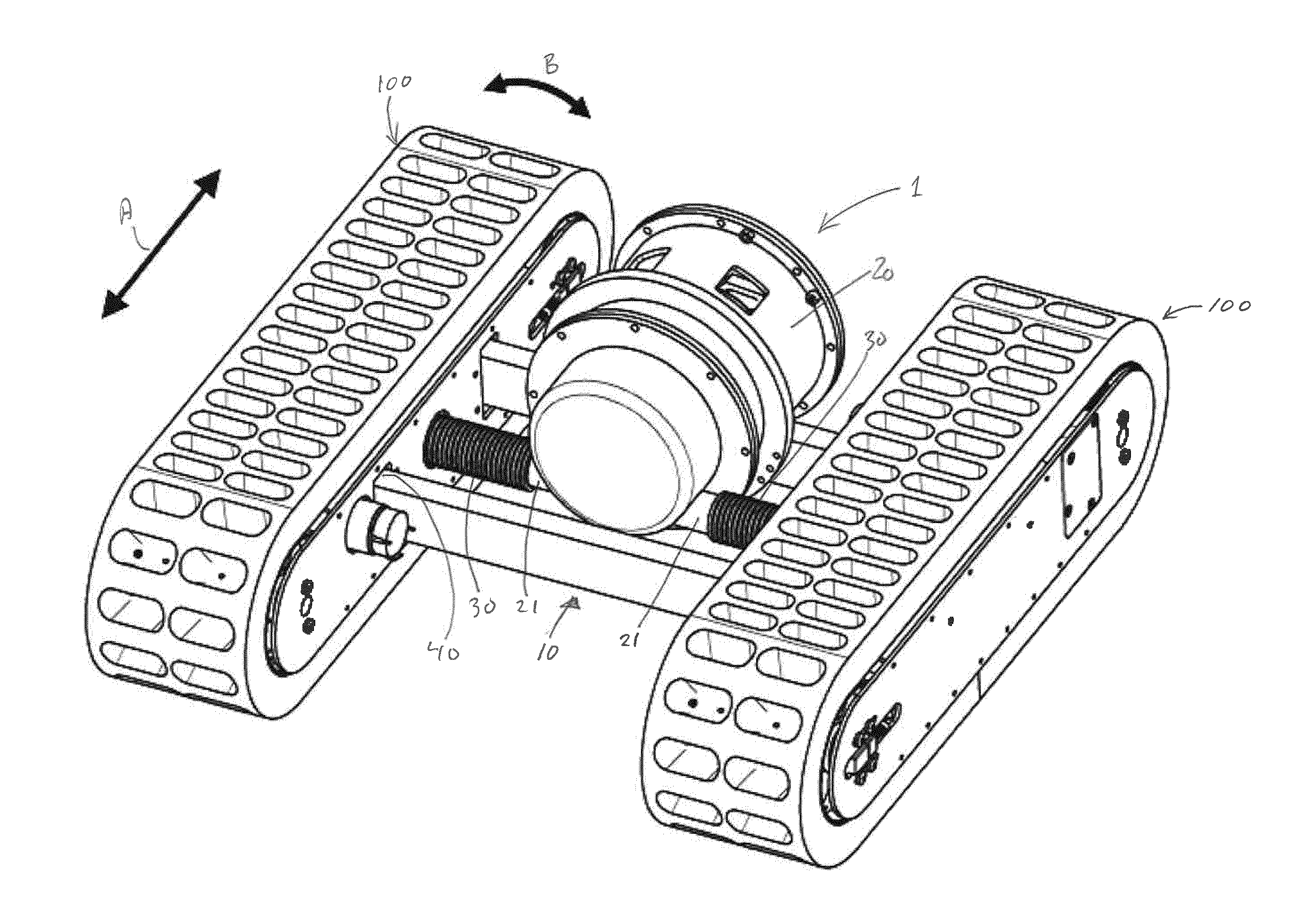 Vacuum wall crawler