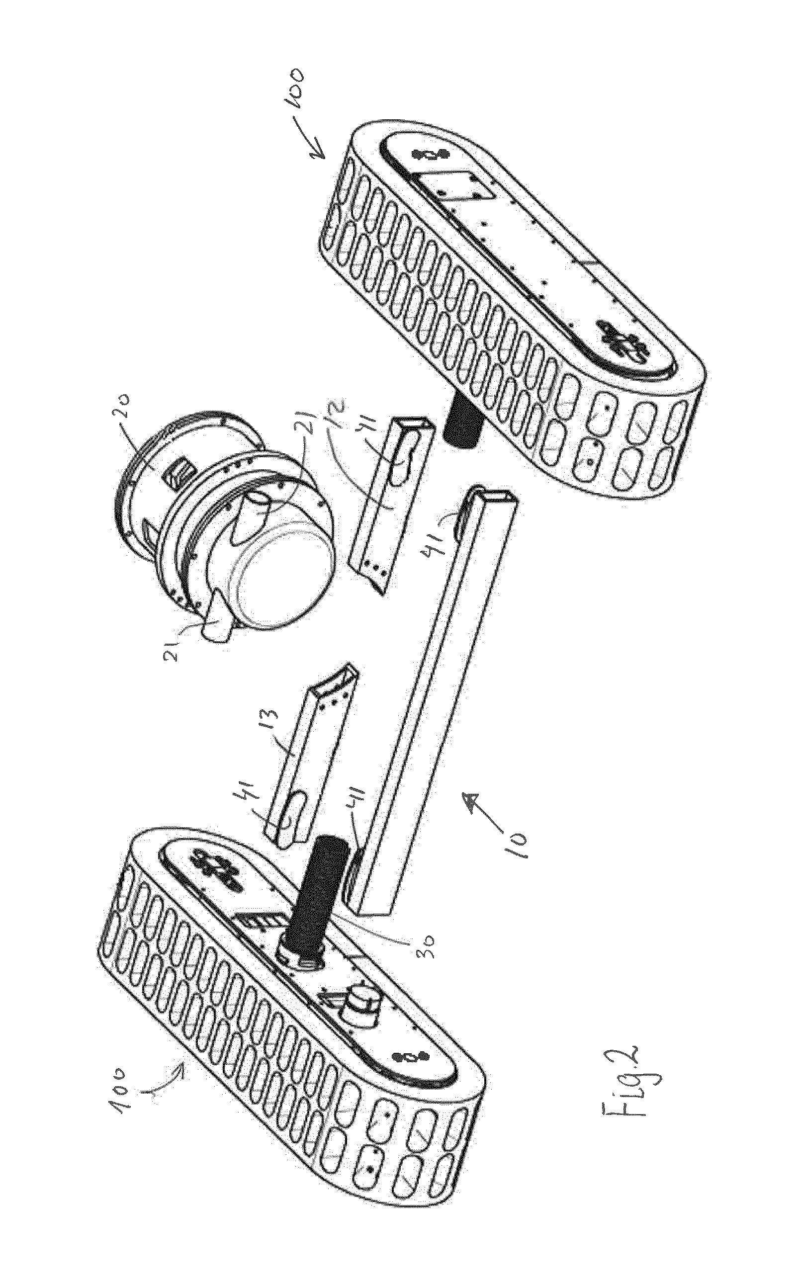 Vacuum wall crawler