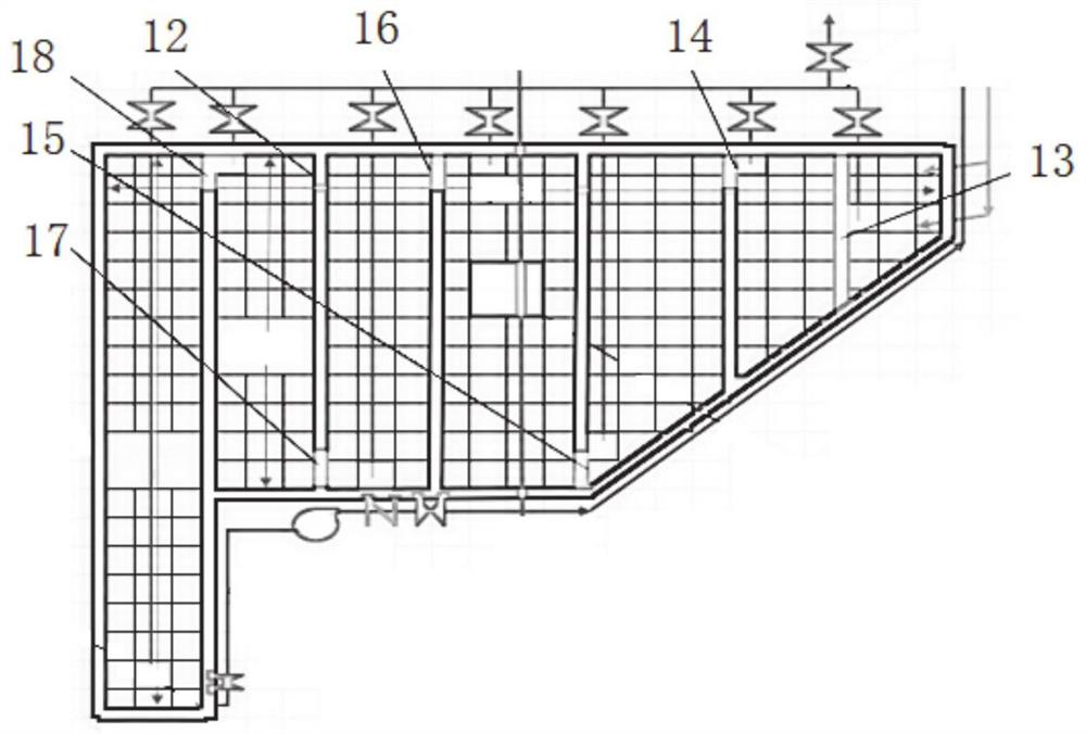 Drying treatment production line and method for circulating water slime