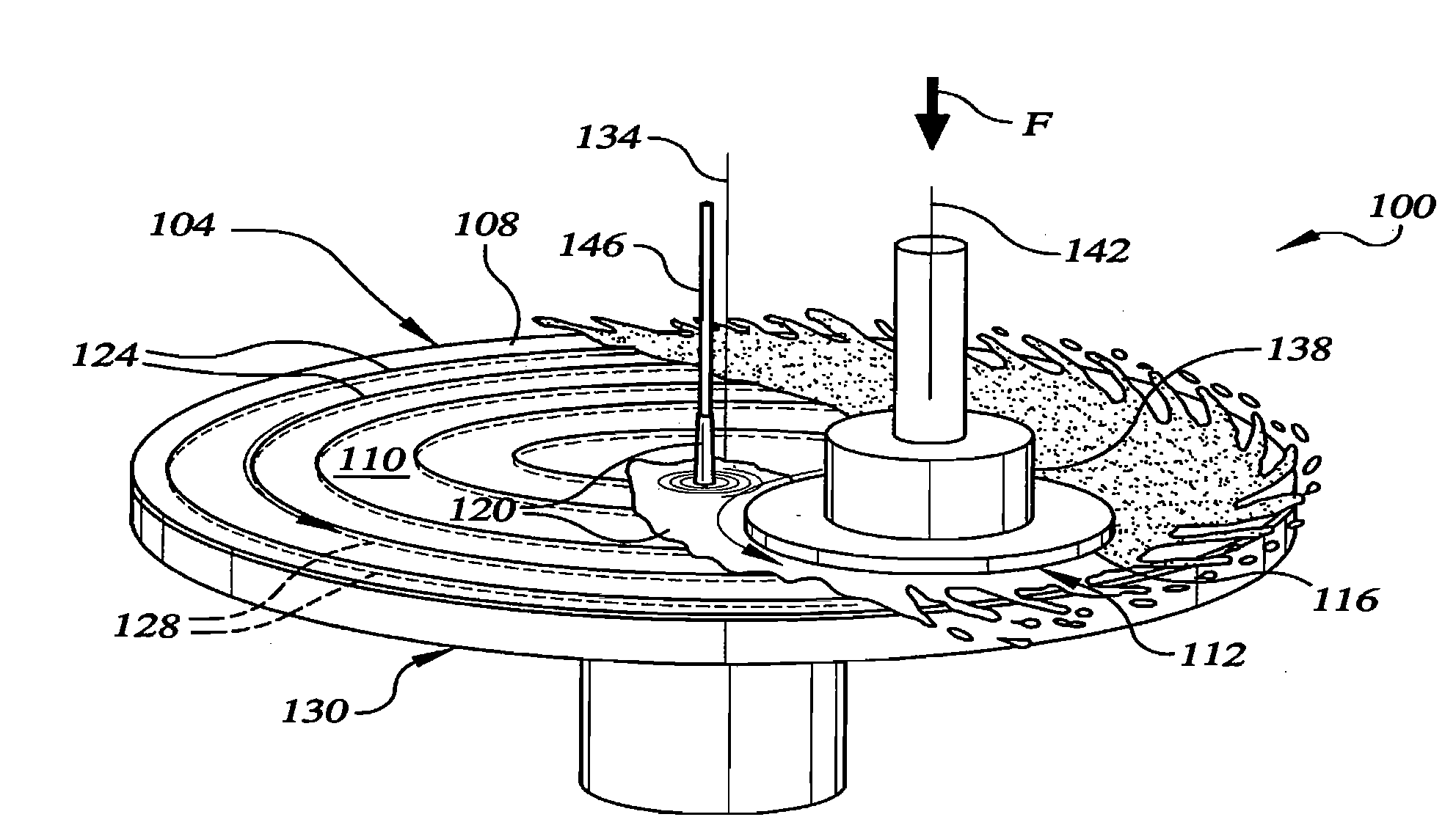 Three-dimensional network for chemical mechanical polishing