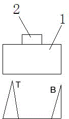 Color grade determination method for defect in roller through airborne flaw detector