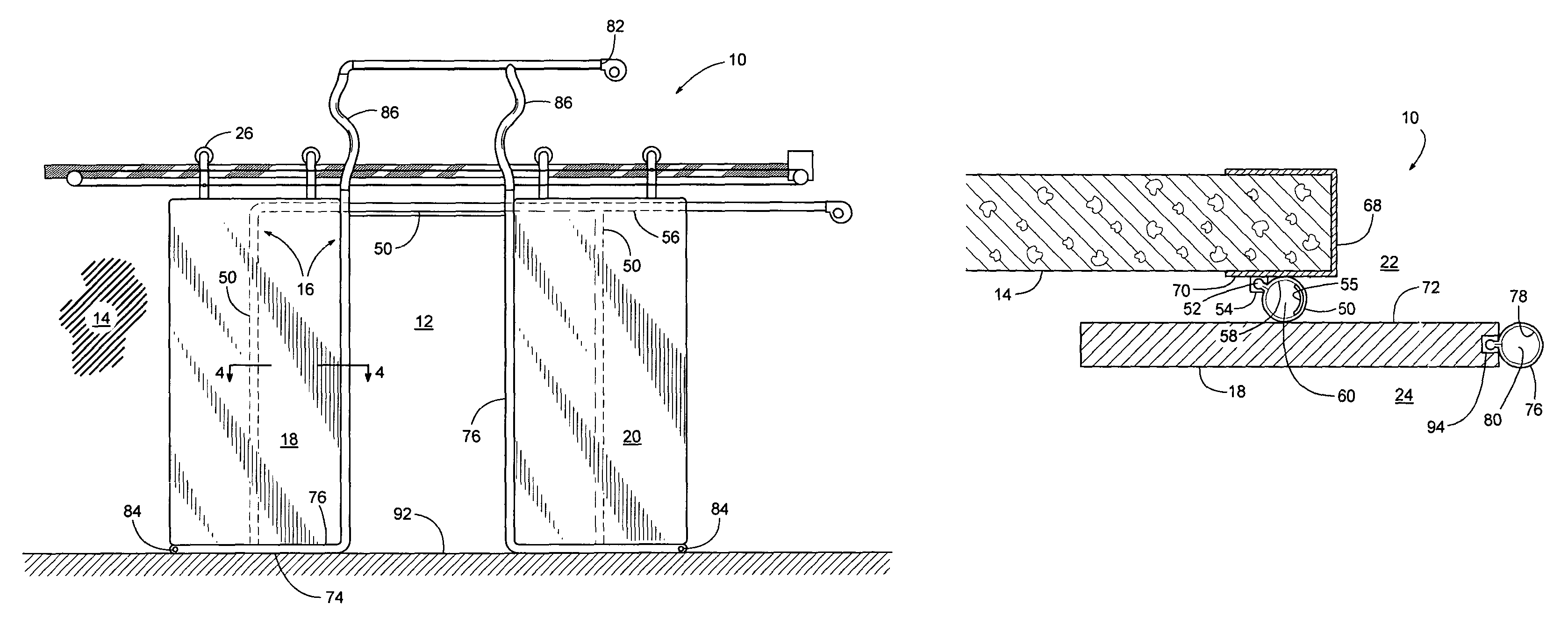 Inflatable door seal