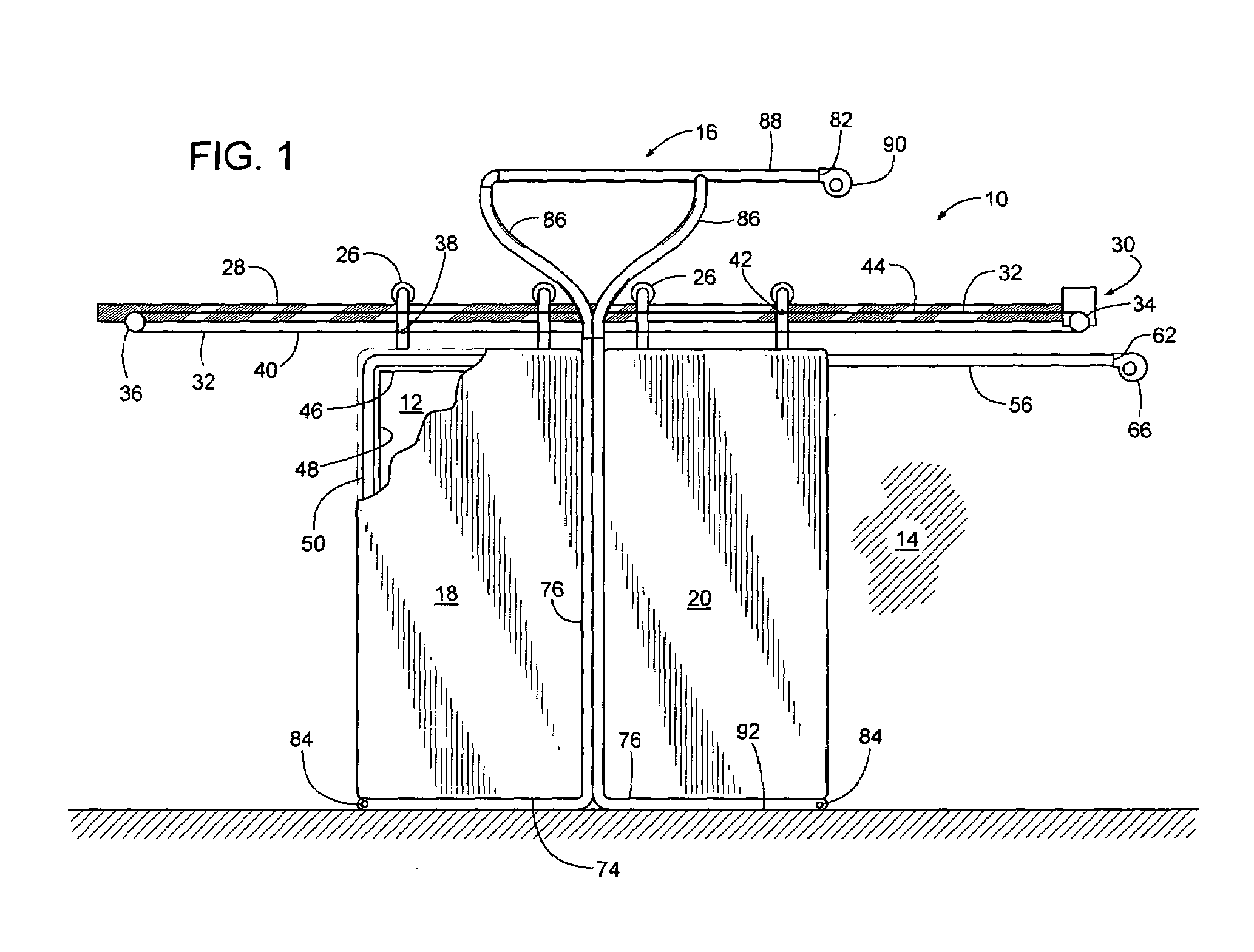 Inflatable door seal