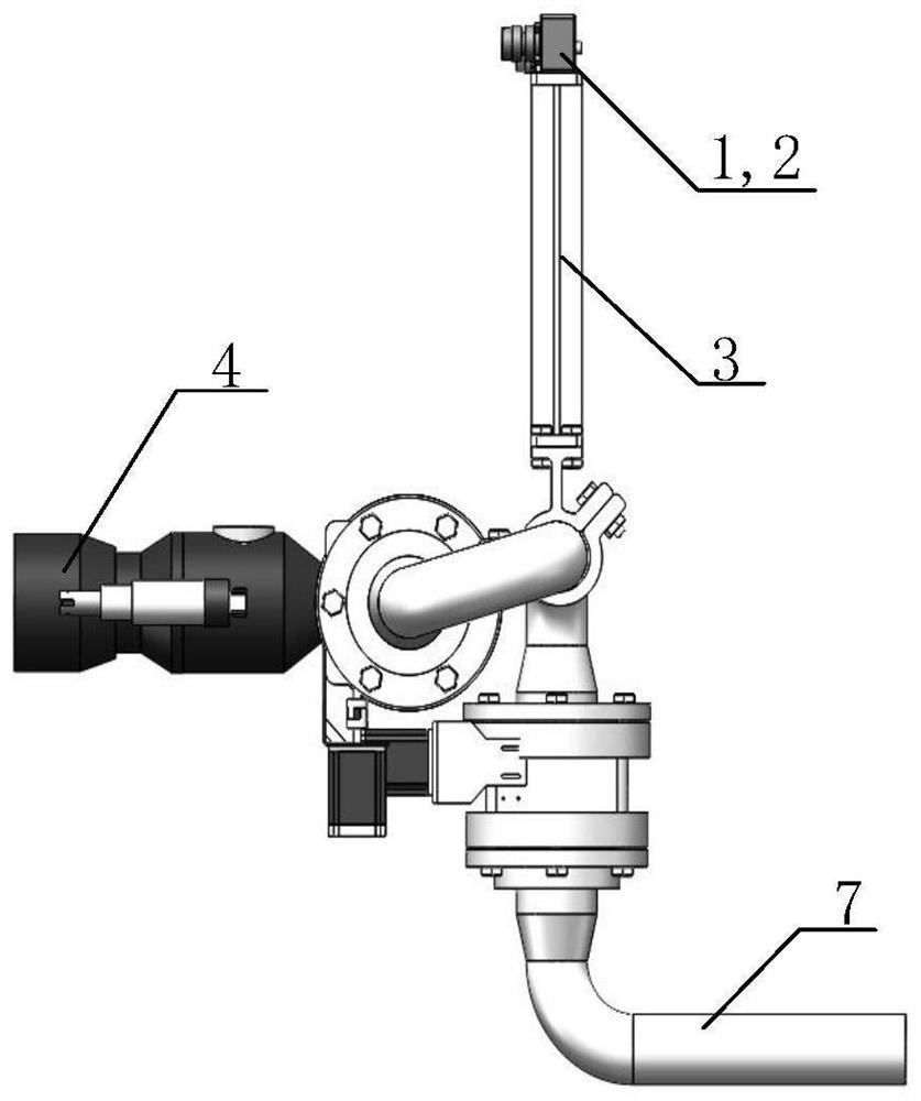 Intelligent fire monitor system based on machine vision and working method