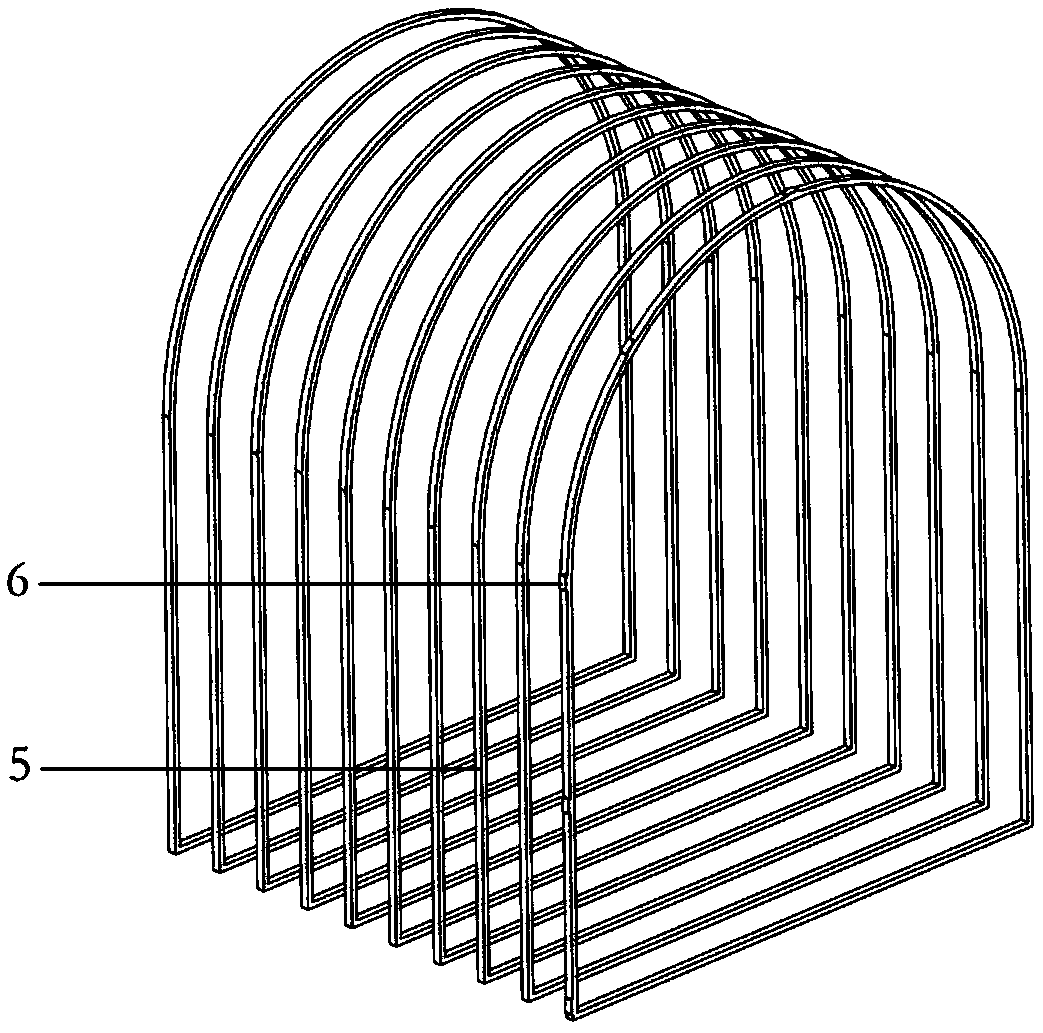 Physical model testing device for simulating tunnel excavation and method thereof