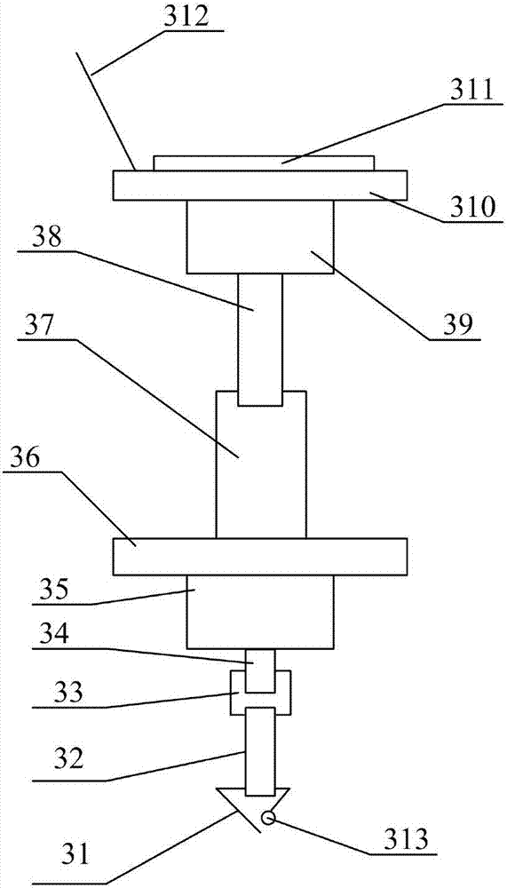 Sample extracting device for biochemical detection