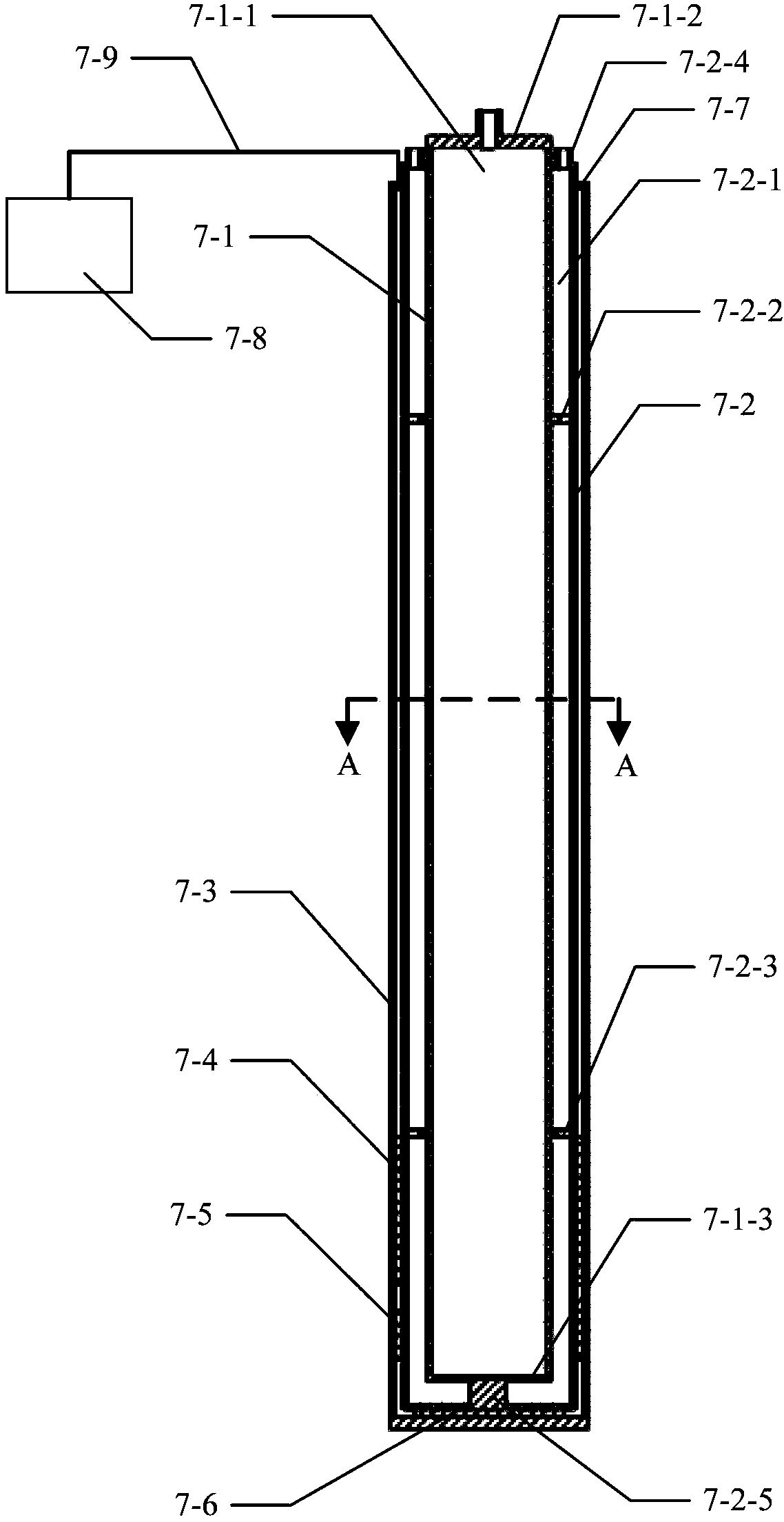 A pulsed electric field treatment chamber