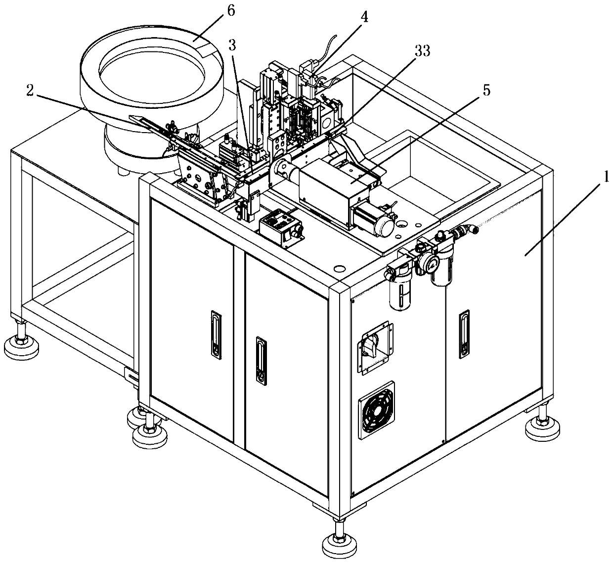 Contact-type automatic detection device for external thread and thickness