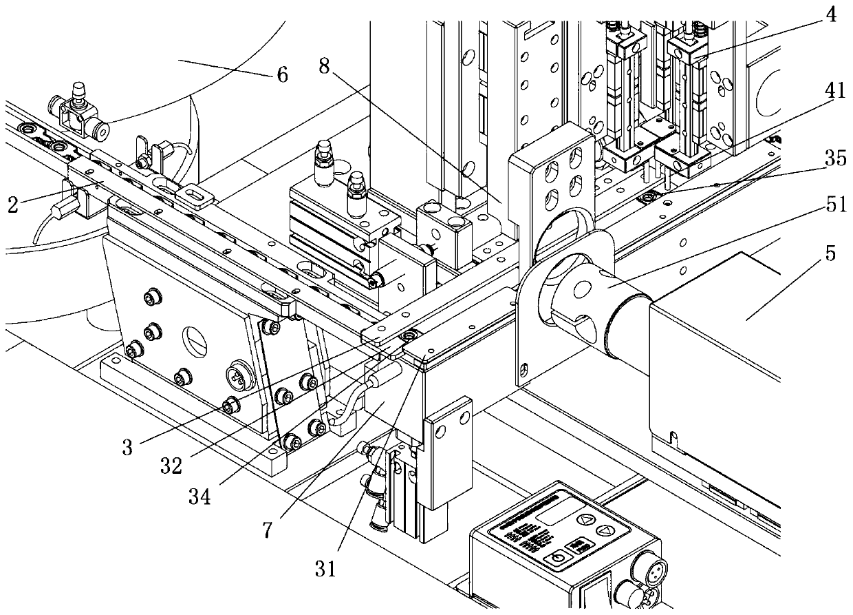 Contact-type automatic detection device for external thread and thickness