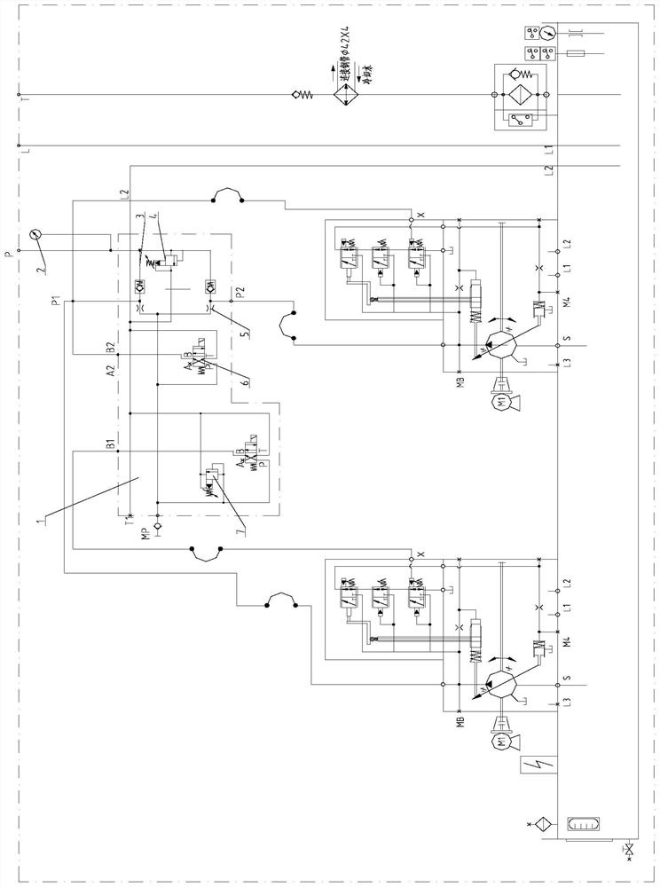 Large anchor and mooring machine pump station lightweight composite general valve group