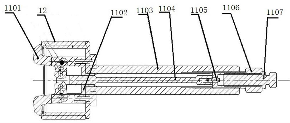 Device and method for assembling piston pin hole bushing