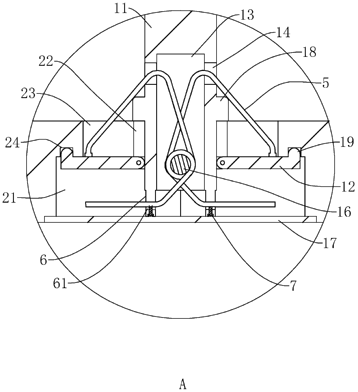 Assembly type suspended ceiling mounting component and mounting method