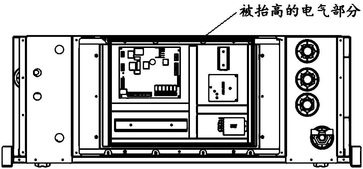 Battery temperature control device for charging and replacing power station, and electric vehicle charging and replacing power station