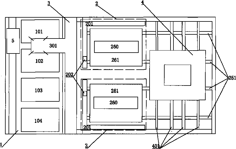 High-density printed circuit board (PCB) test machine and method