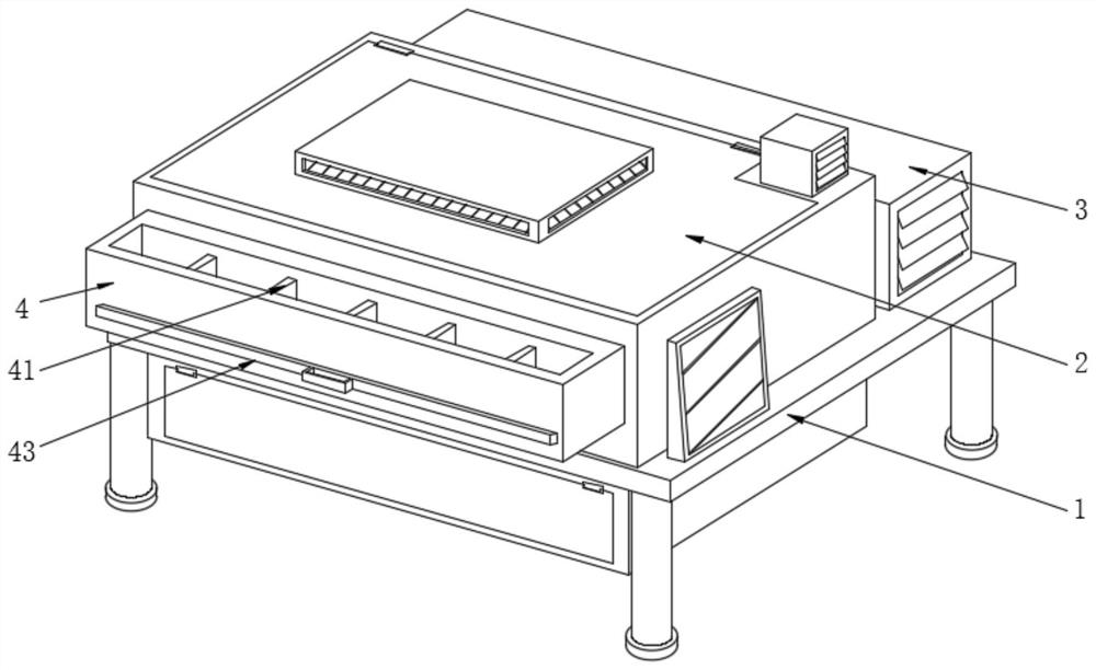 Steaming and frying stirrer for soybean oil processing