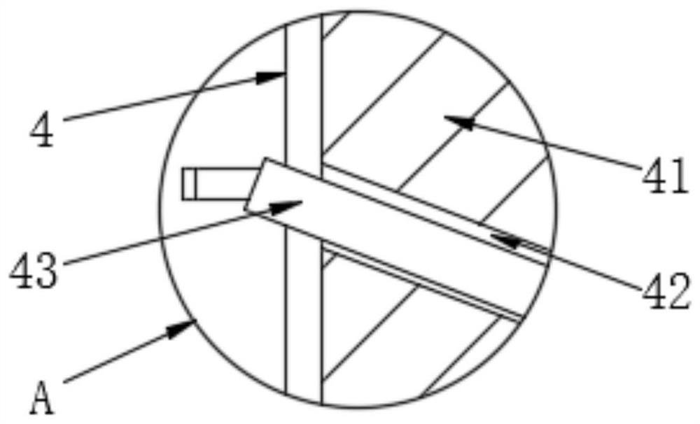 Steaming and frying stirrer for soybean oil processing