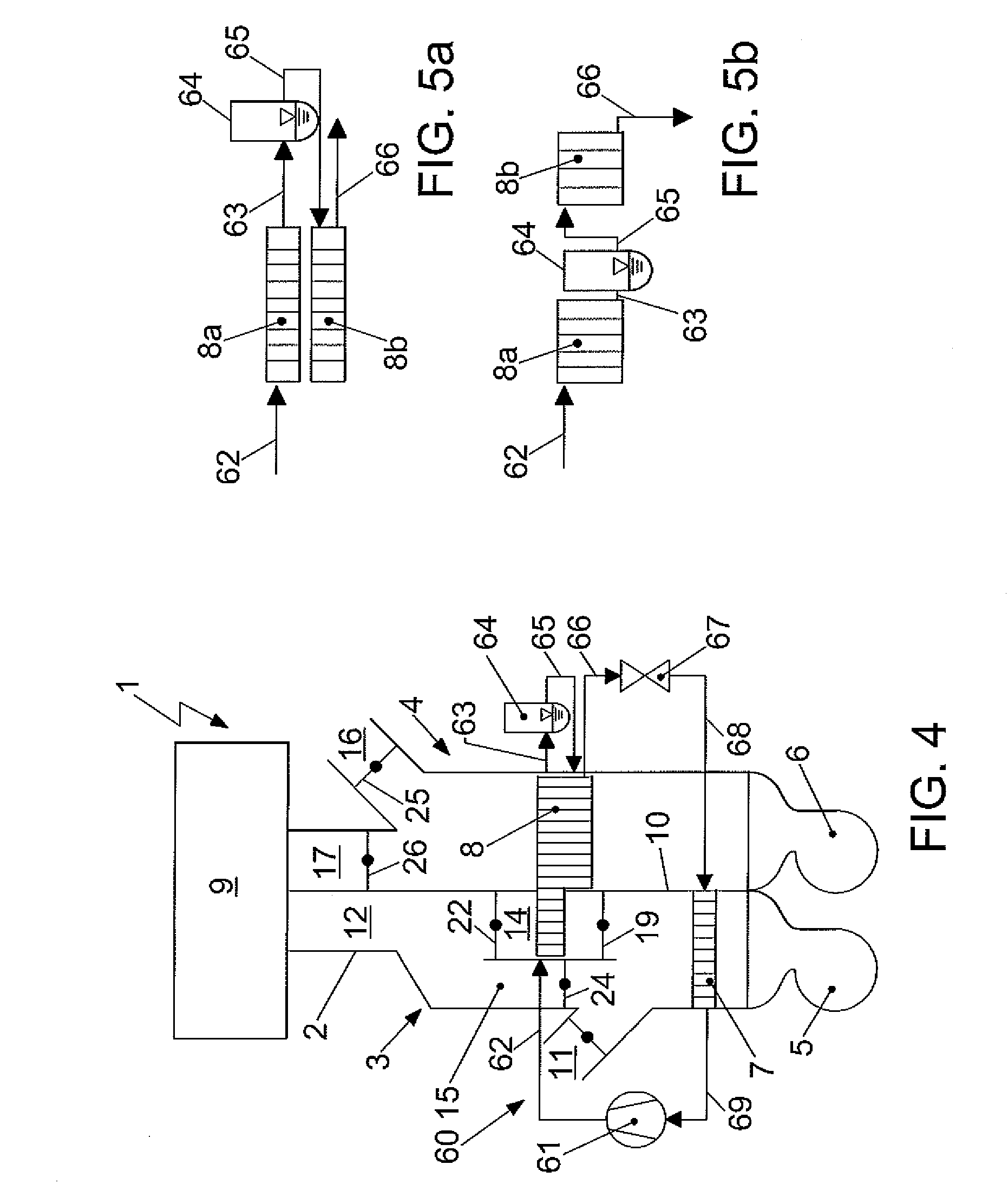 Heat exchanger arrangement and air conditioning system of a motor vehicle