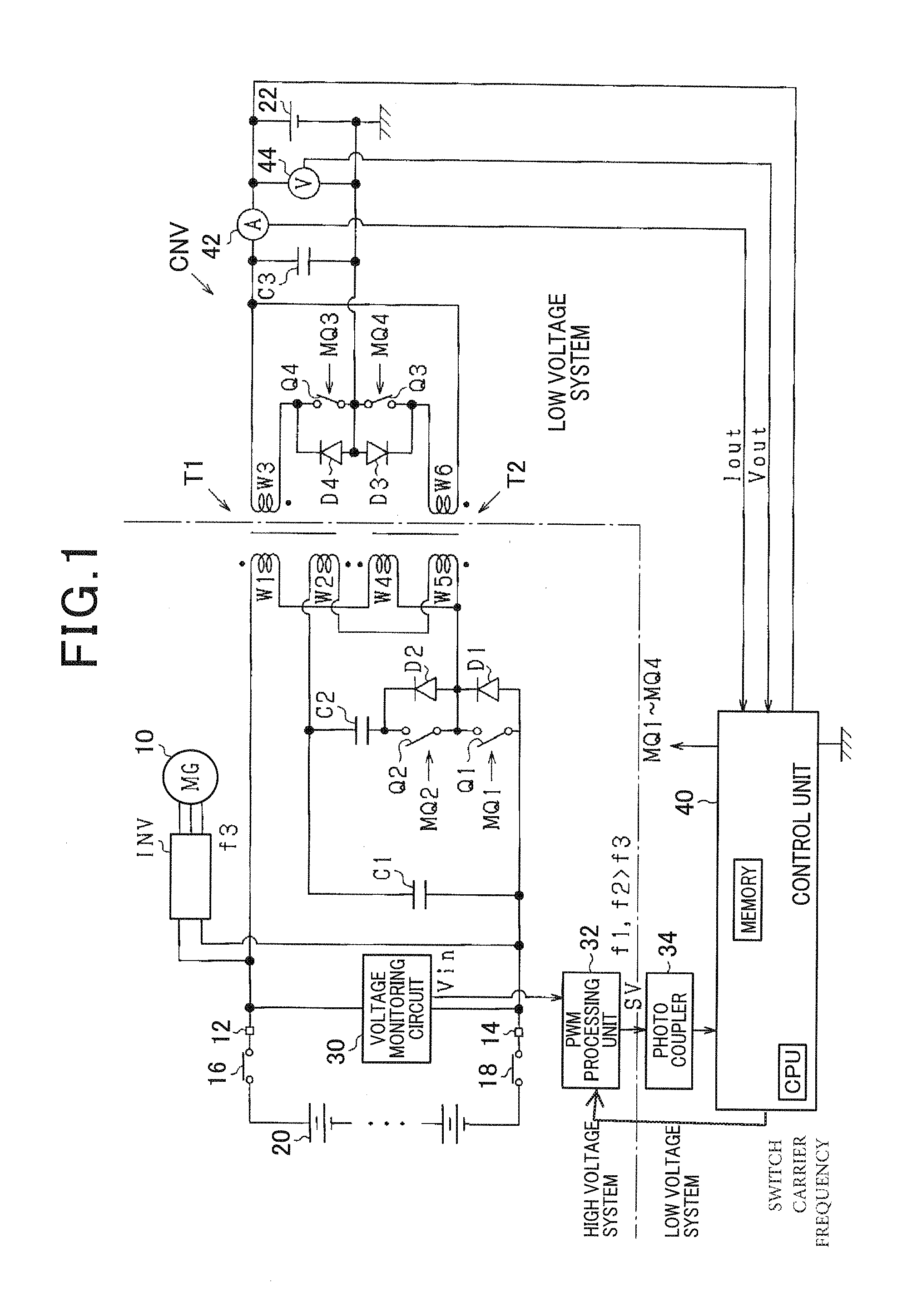 Control apparatus for DC-DC converter