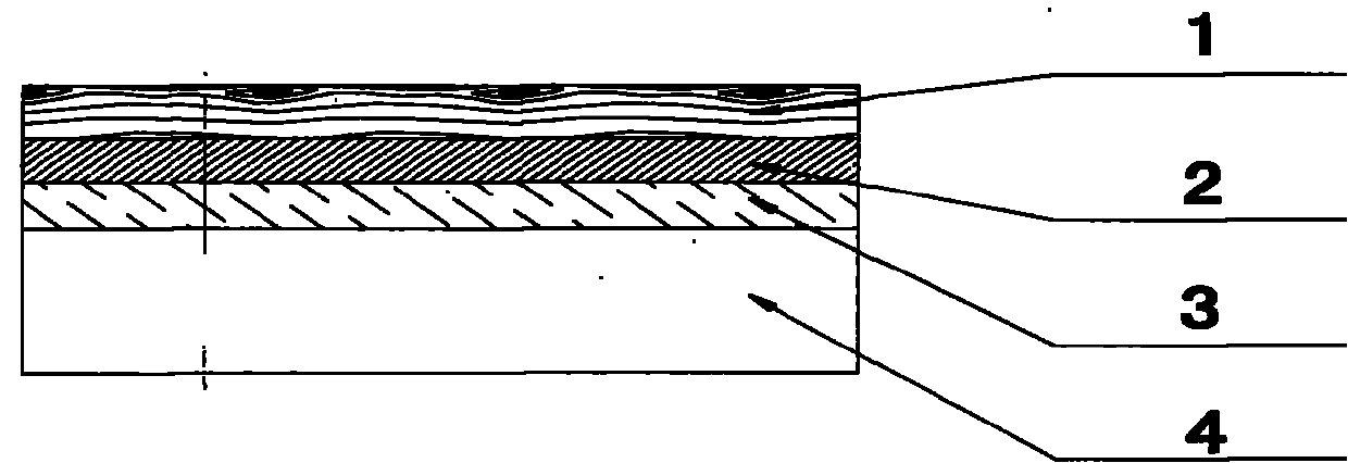 Vacuum aluminum plating ground paperboard and production method thereof