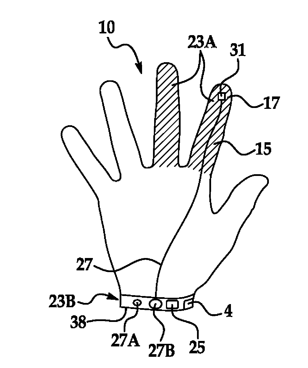 Infection control glove with sensory contamination indicator