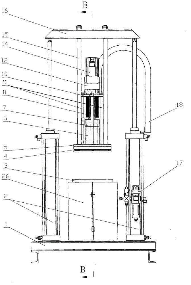 Combined adhesive supplying device using gear pump and screw pump