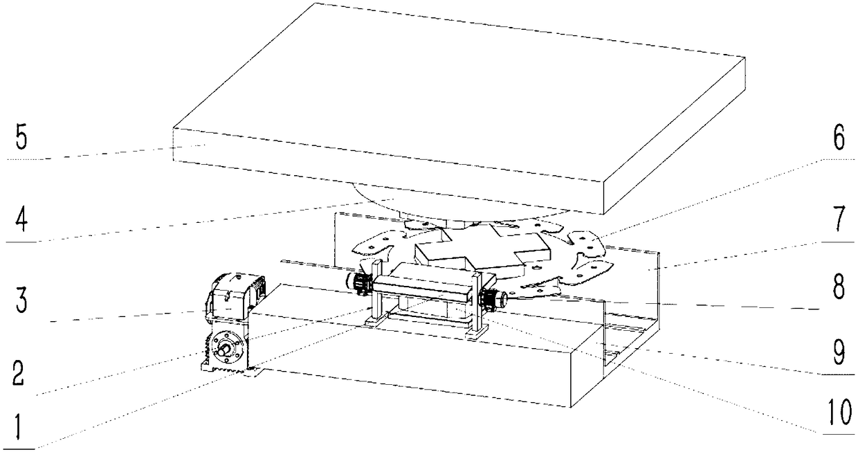 Horizontal springback inhibition device applied to waveform piece forming process