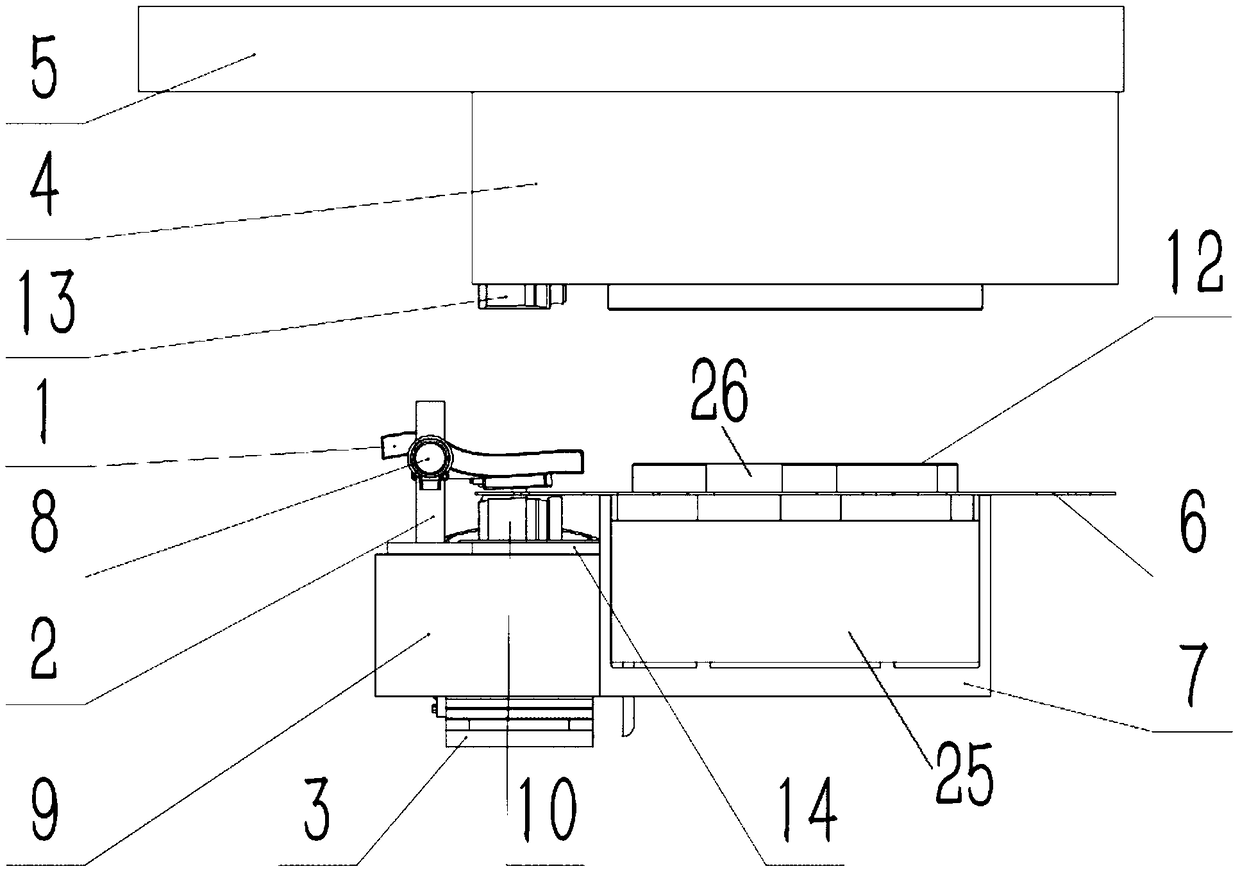 Horizontal springback inhibition device applied to waveform piece forming process