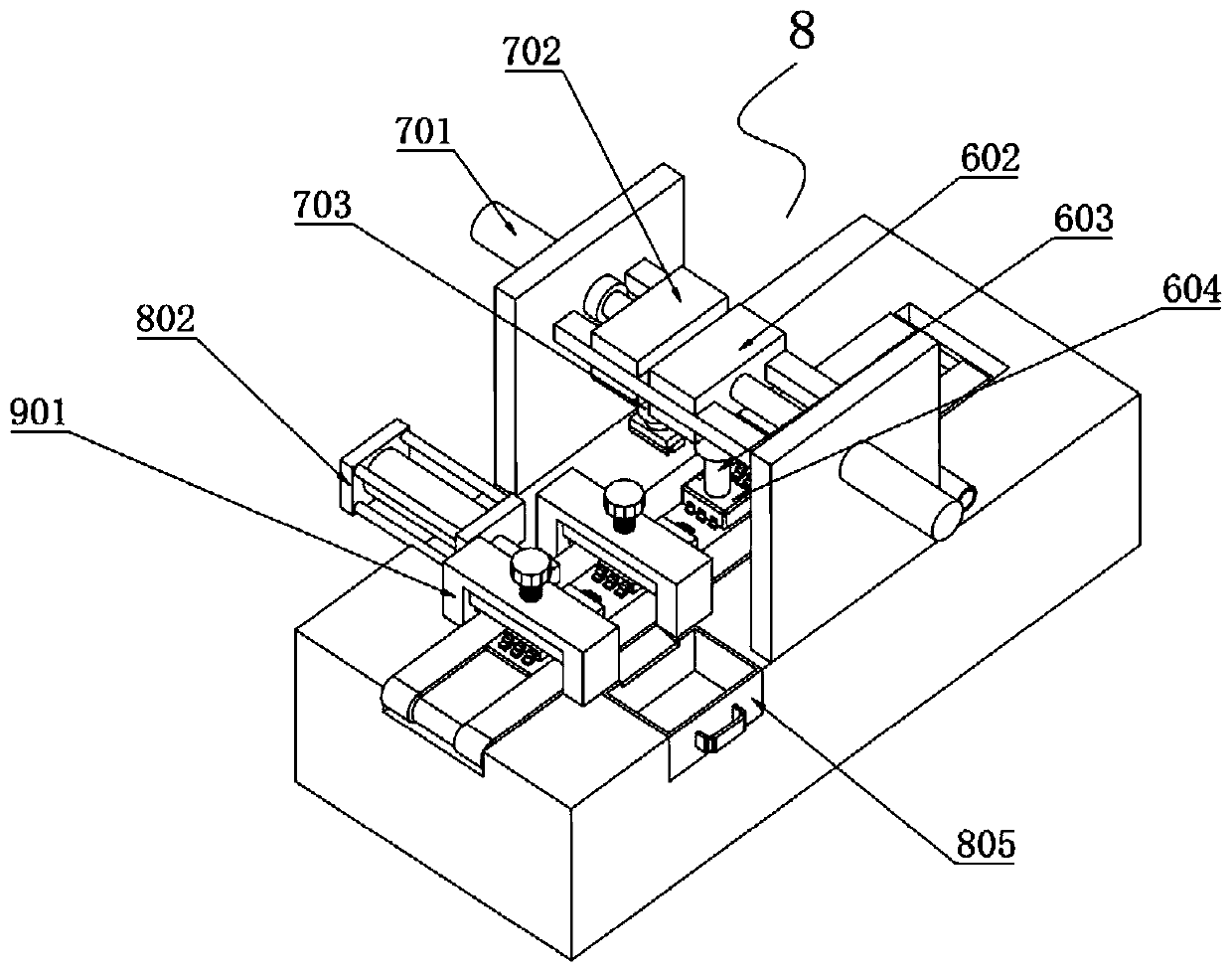 Portable chip removing device capable of screening