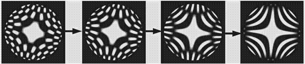 Adaptive non-zero digit interference detecting system for optical free curved surface