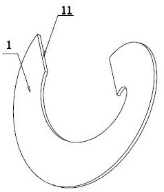 Blade assembling device of spiral conveying equipment