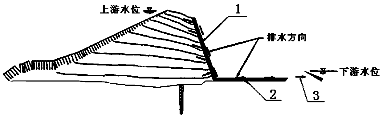 Construction Method of Drainage Structure of Homogeneous Earth Dam