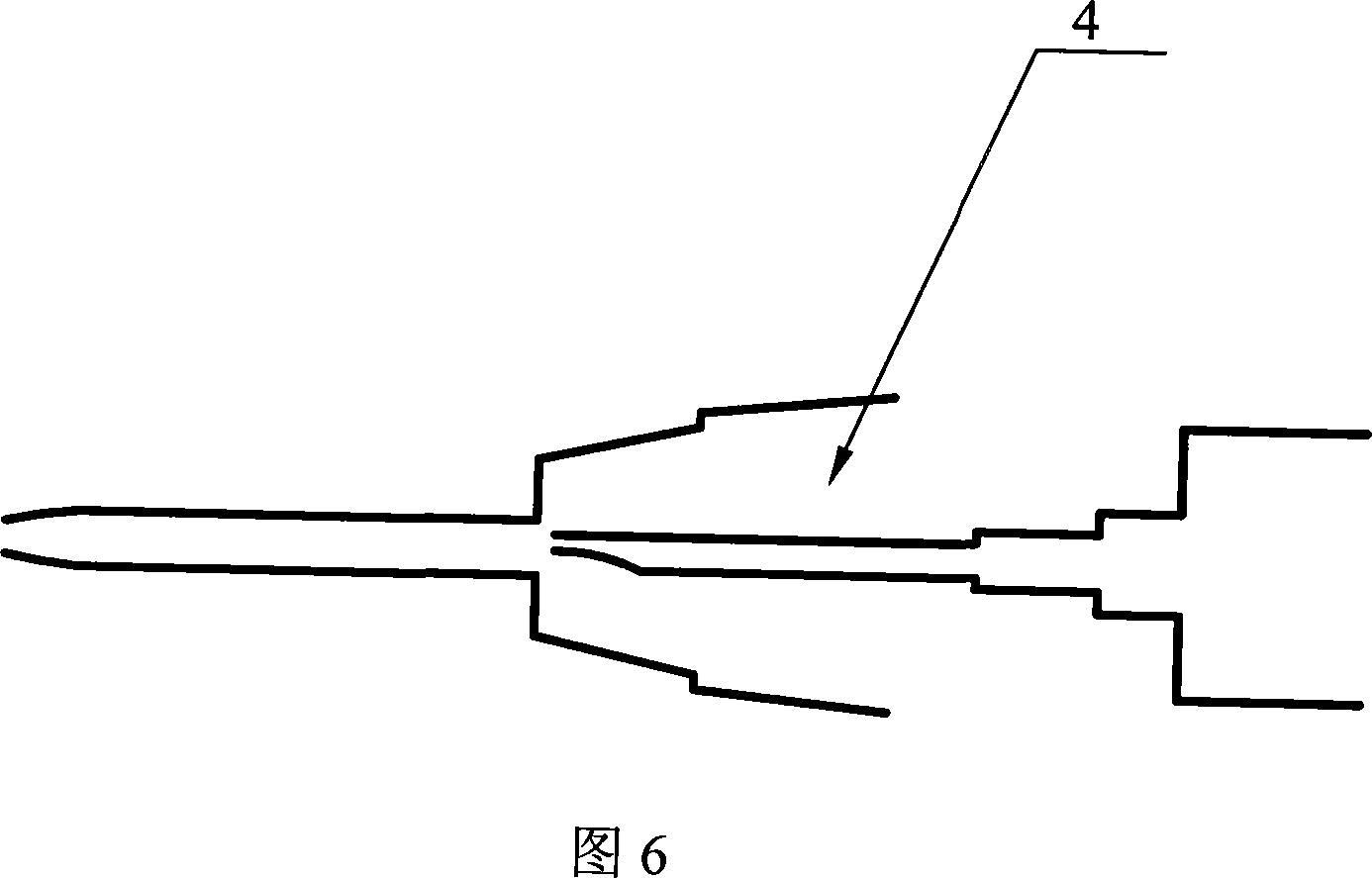 Transthoracic minimally invasive heart ventricular septal defect plugging device conveying system