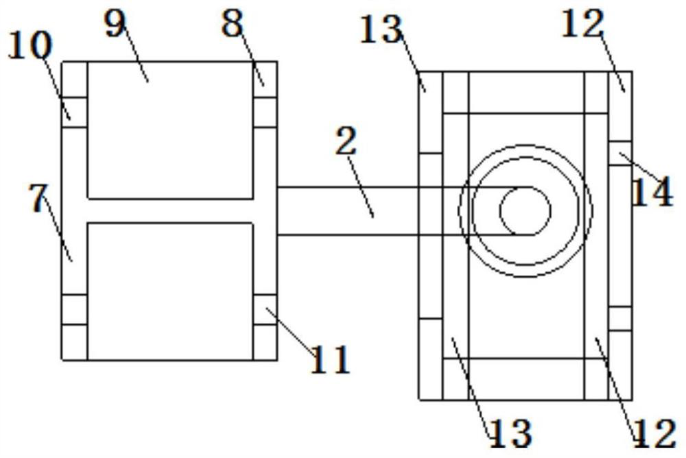 An auxiliary device for maintaining horizontal movement and its processing method