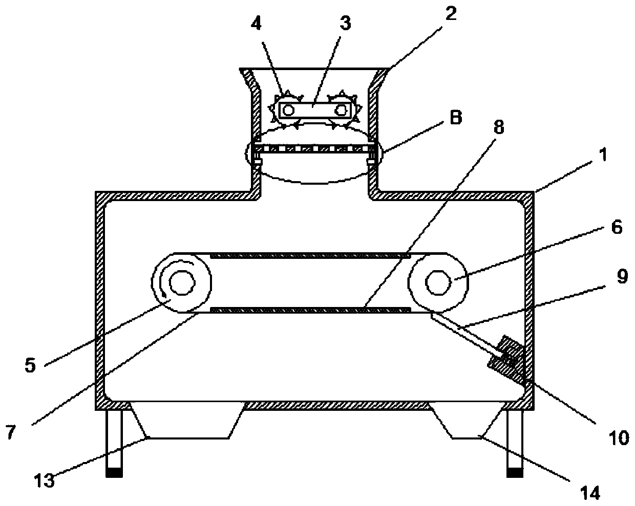 Magnetic separation equipment and magnetic separation method for quartz sand