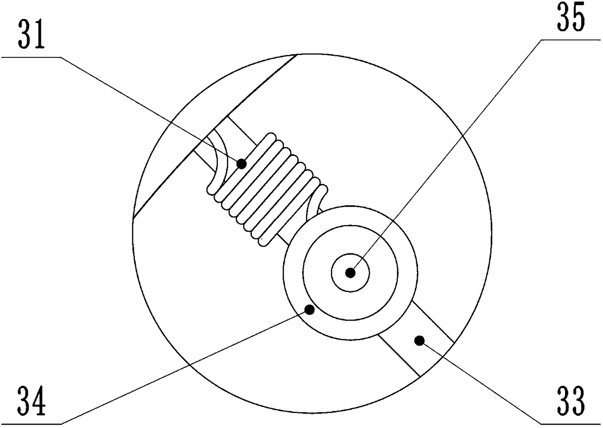 Automobile gear periphery polishing device