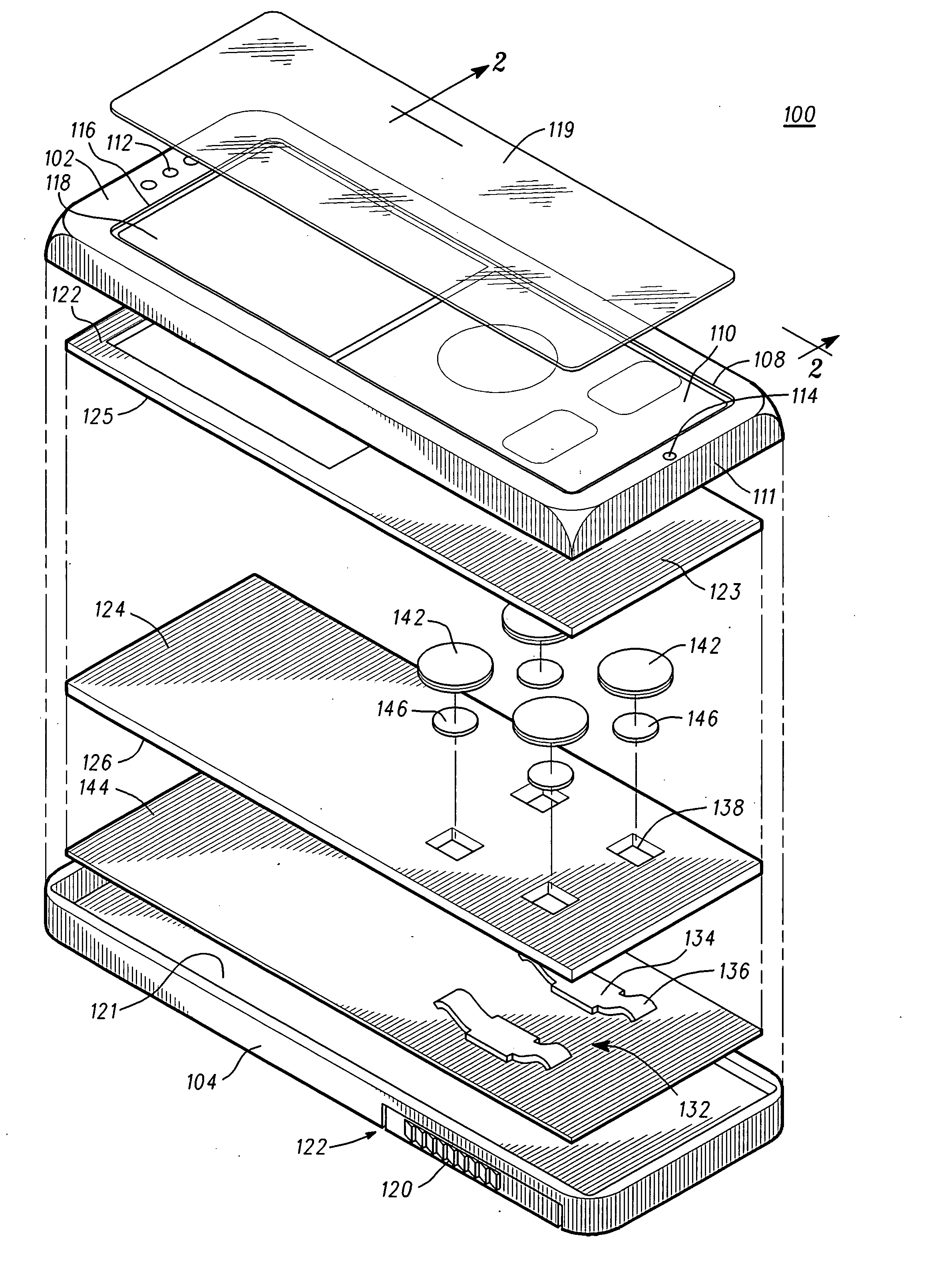 Electronic device providing tactile feedback