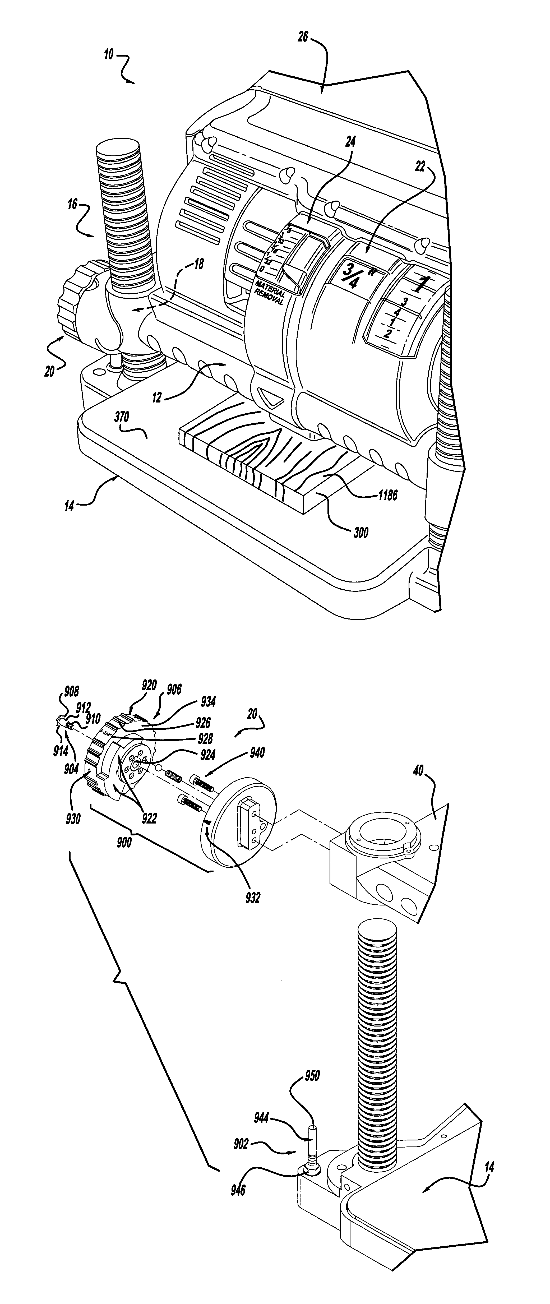 Portable power planer