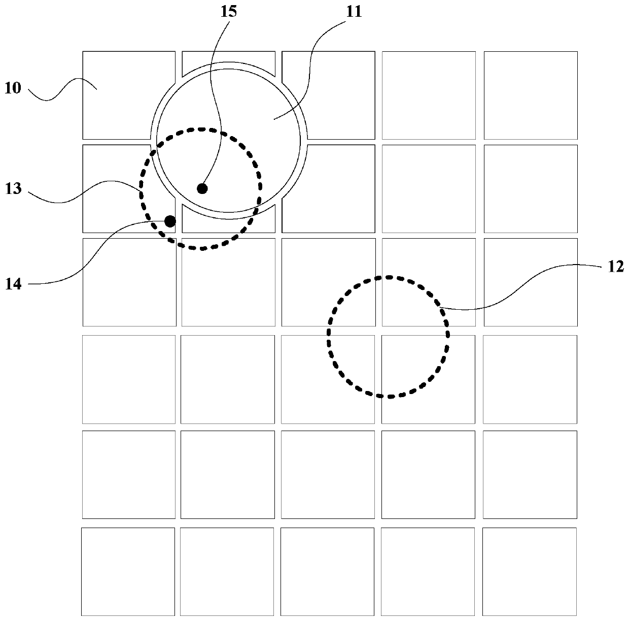 Touch panel, touch device and touch position detection method