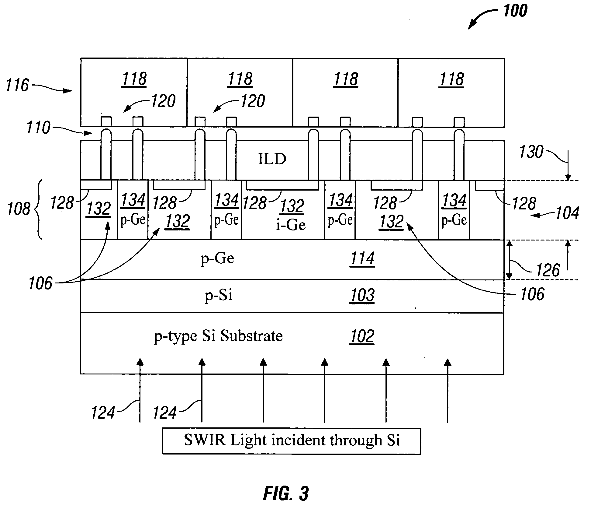 Ge short wavelength infrared imager