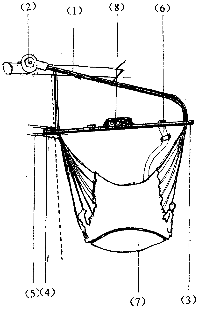 High-rise escape device with stair handrail