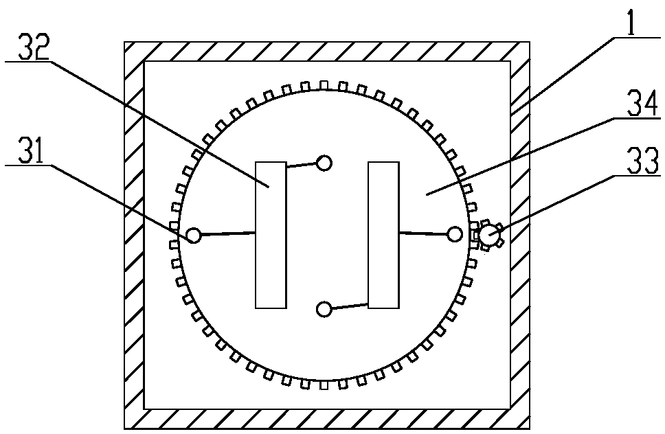 Rotation-type activated carbon cleaning device