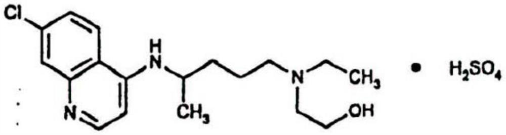 Inhalant containing chloroquine therapeutic agent and preparation method of inhalant