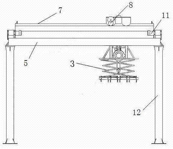 Intelligent brick unloading machine