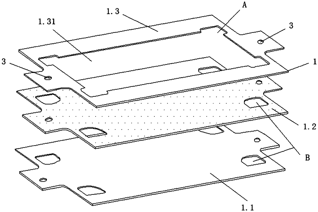 Bearing film for 3D product, composite film comprising bearing film and film laminating method