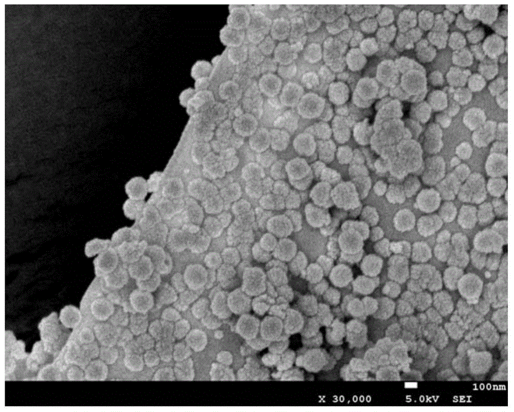 Method for preparing graphene/ferrite composite nanometer microspheres having high magnetic-electric performances