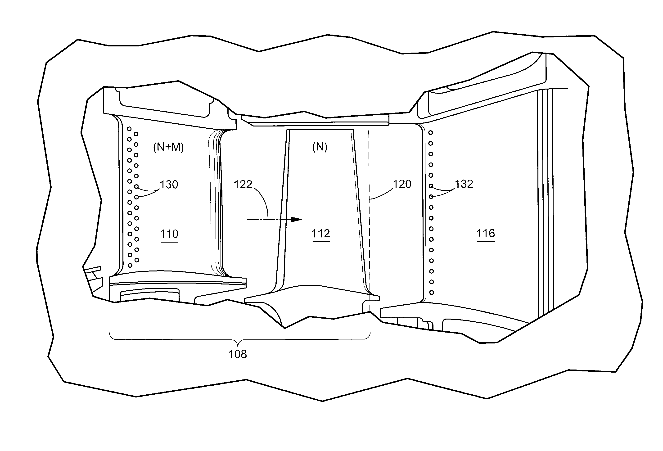 Gas turbine engine systems and related methods involving vane-blade count ratios greater than unity