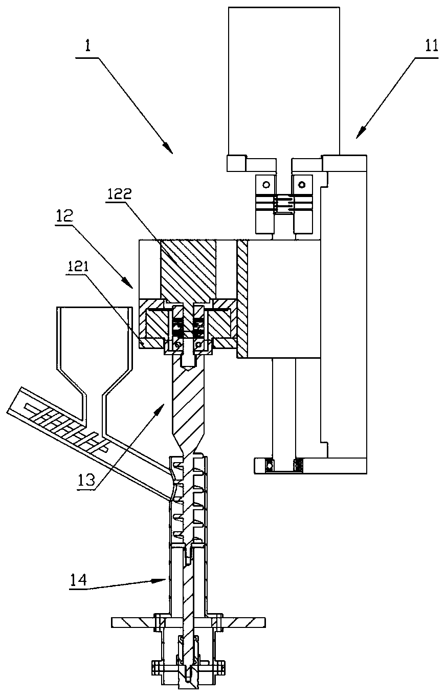 Ultrasonic plasticizing micro-injection molding machine main body and molding method